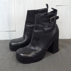 Harley Davidson Leather Ankle Boots
